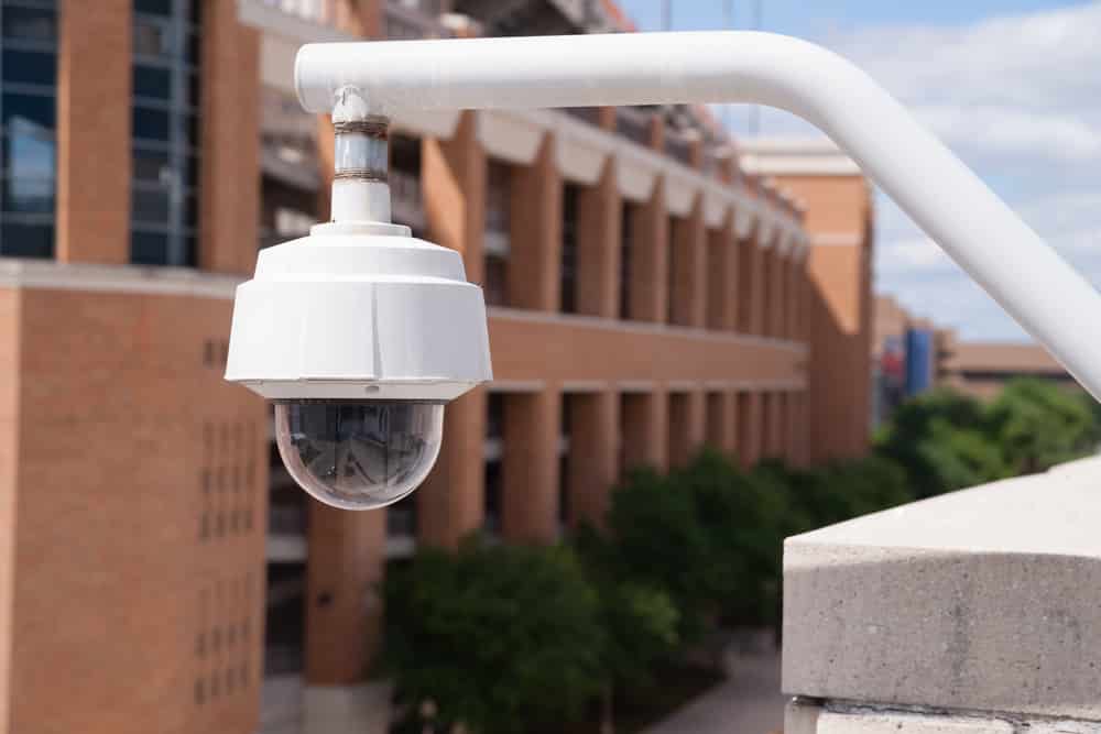 Campus Security Camera In The Air